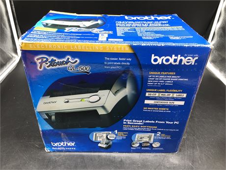 BROTHER P-TOUCH QL-500 ELECTRONIC LABELLER