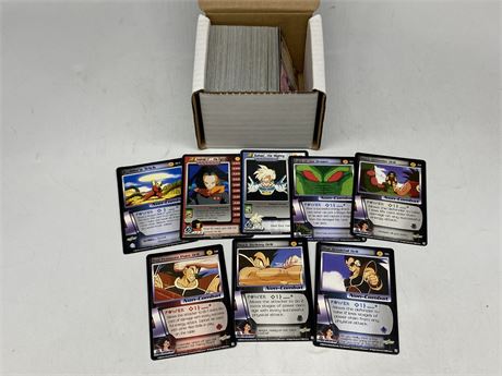 BOX OF DRAGON BALL Z CARDS