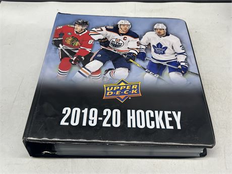 BINDER OF NHL CARDS - INCLUDES MANY ROOKIES