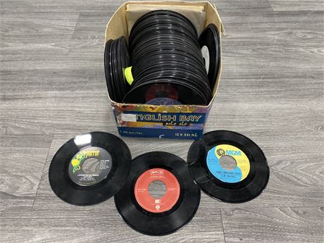 LOT OF MIXED 45’S