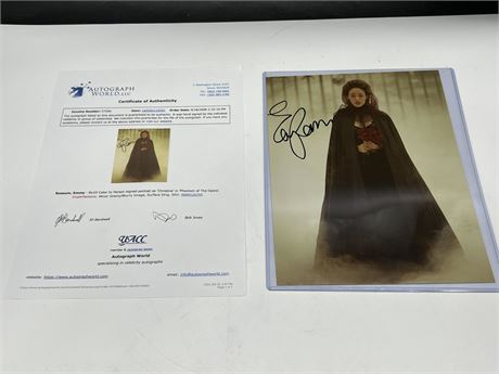 EMMY ROSSUM SIGNED 8x10” PHANTOM OF THE OPERA PHOTO W/COA