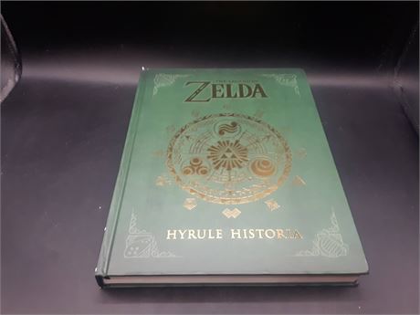 ZELDA COLLECTORS EDITION HYRULE HISTORIA HARDCOVER BOOK