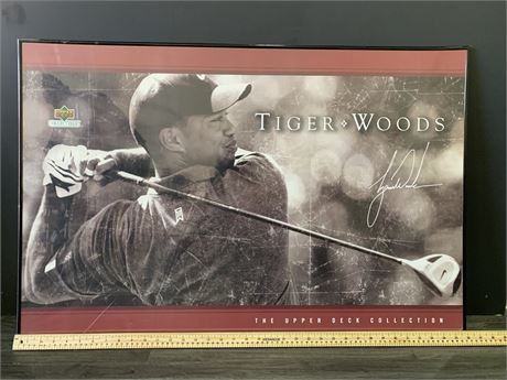 UPPER DECK COLLECTIBLE TIGER WOODS PHOTO