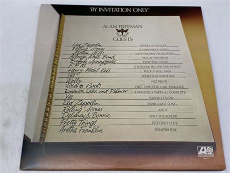 BY INVITATION ONLY - VARIOUS ARTISTS - GATEFOLD 2LP NEAR MINT (NM)