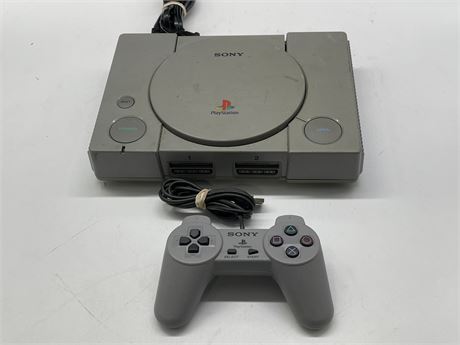 PLAYSTATION ONE CONSOLE WITH POWER