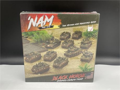 SEALED - 1:100 SCALE NAM BLACK HORSE ARMOURED CAVALRY TROOP GAME