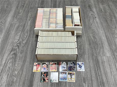 3 BOXES OF MISC NHL CARDS