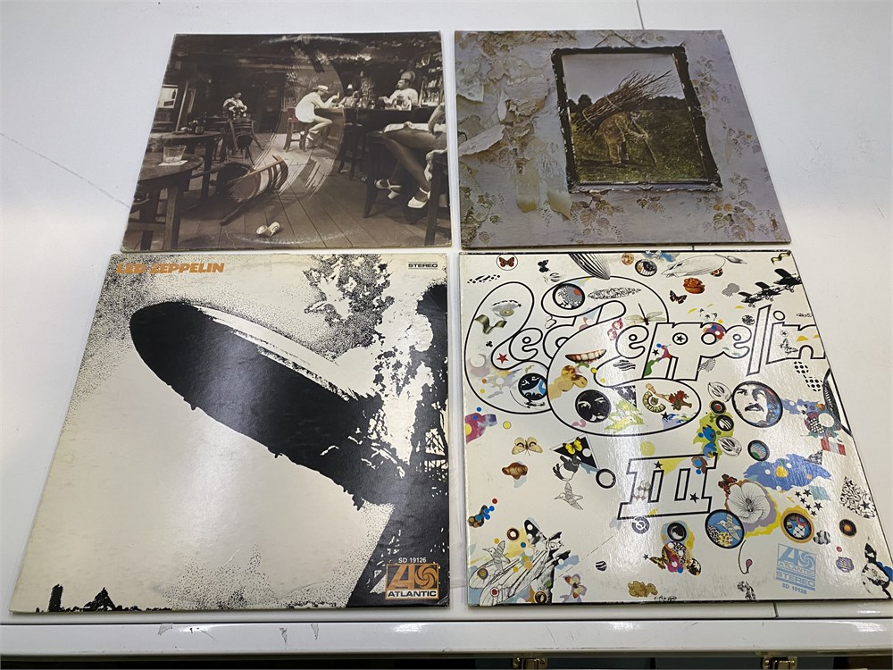 Urban Auctions - 4 LED ZEPPELIN RECORDS