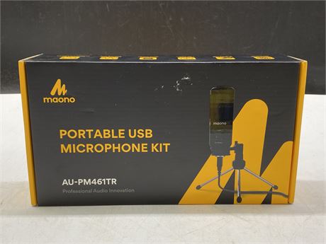 NEW MAONO PORTABLE USB MICROPHONE KIT