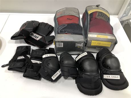 BOXING GLOVES & PROTECTIVE PADS