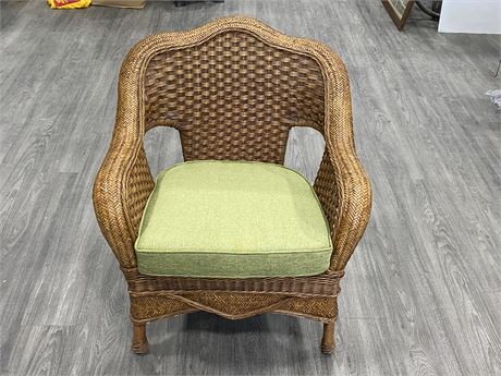 SOLID RATTAN CHAIR (30”X30”X33”)