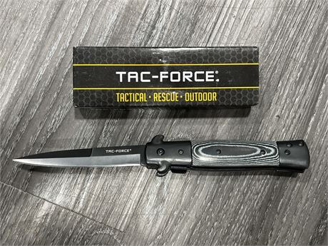 NEW TAC-FORCE FOLDING KNIFE 9” LONG