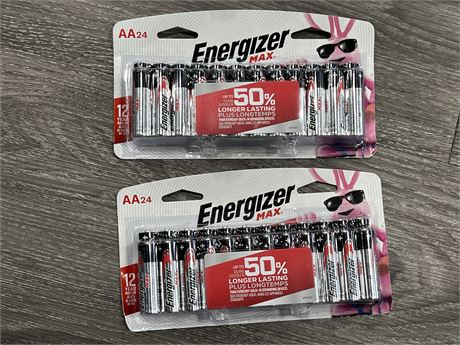 (NEW) ENERGIZER MAX AA24 BATTERY PACKS