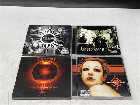 4 GODSMACK CDS - NEAR MINT
