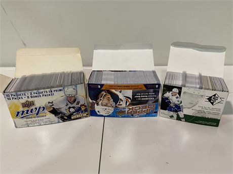 3 BOXES OF NHL CARDS