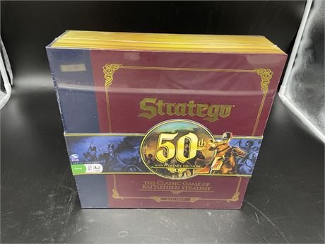 NEW STRATEGO 50th ANNIVERSARY EDITION BOARD GAME