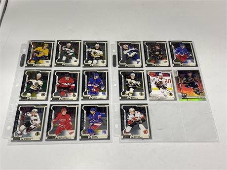(16) 2018/19 OPC PLATINUM MARQUEE ROOKIES (Greenway, Lauzon, Batherson)