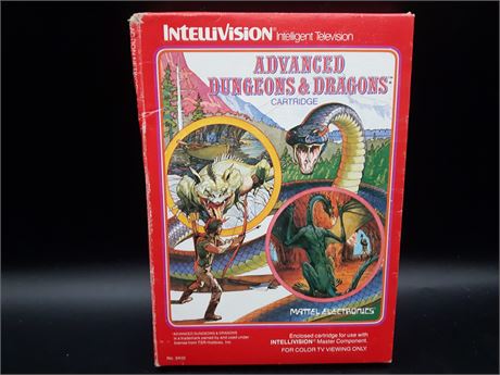 ADVANCED DUNGEONS & DRAGONS - VERY GOOD CONDITION - INTELLIVISION