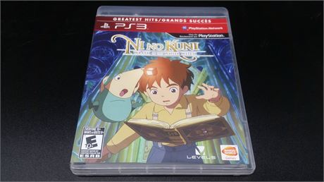 EXCELLENT CONDITION - CIB - NI NO KUNI WRATH OF THE WHITE WITCH (PS3)
