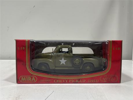 MIRA 1/18 SCALE 1953 CHEVY PICK UP DIECAST