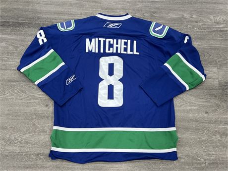 WILLIE MITCHELL VANCOUVER CANUCKS JERSEY SIZE XL