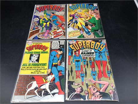 4 SUPERBOY COMICS
