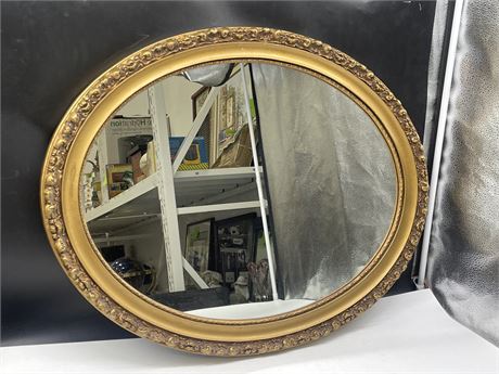 MCM OVAL WALL MIRROR 27”