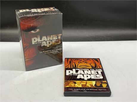 SEALED PLANET OF THE APES DVD LEGACY COLLECTION + COMPLETE ANIMATED SERIES