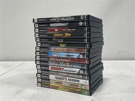 15 PS2 GAMES