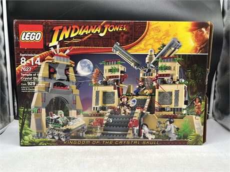 OPEN BOX LEGO INDIANA JONES KINGDOM OF CRYSTAL SKULL 7627