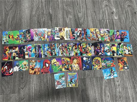 LOT OF 80 1992 SPIDER-MAN CARDS