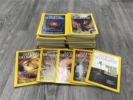 40 NATIONAL GEOGRAPHIC MAGS