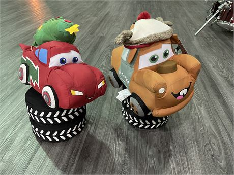 2 CARS STUFFIES (HIGH QUALITY/$29.99ea RETAIL)