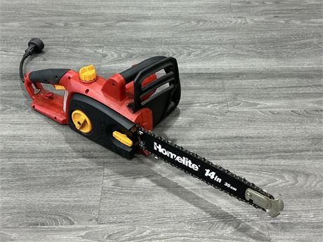 HOMELITE 15” ELECTRIC CHAINSAW