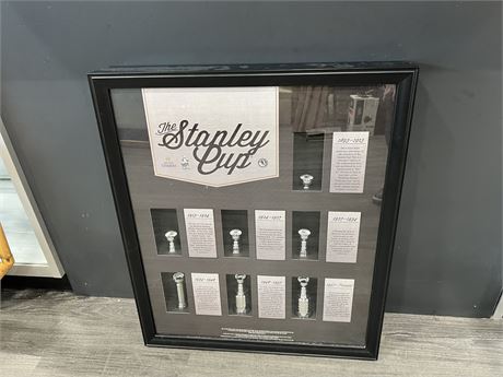 STANLEY CUP SHADOW BOX DISPLAY - 23”x28”