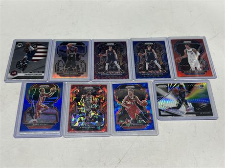 9 NBA CARDS