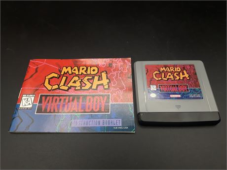 GALACTIC PINBALL - VIRTUAL BOY - WITH MANUAL - EXCELLENT CONDITION