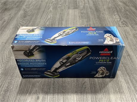 NEW BISSELL POWER CLEAN PER CORDLESS HAND VAC