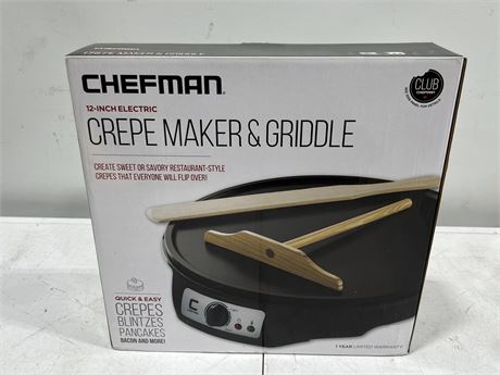 (NEW) CREPE MAKER & GRIDDLE