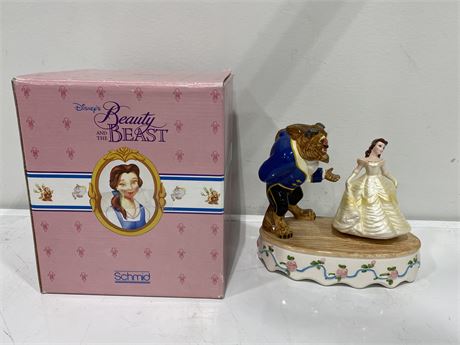 BEAUTY & THE BEAST BELLE & THE BEAST WIND UP MUSIC BOX