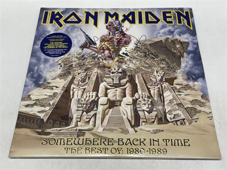SEALED - IRON MAIDEN - SOMEWHERE BACK IN TIME THE BEST OF: 1980-1989
