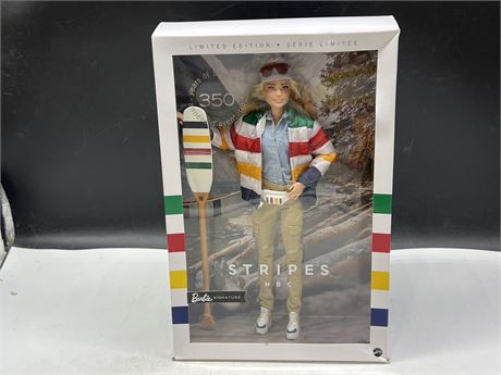 2019 LIMITED EDITION HUDSONS BAY BARBIE IN BOX (14” tall)