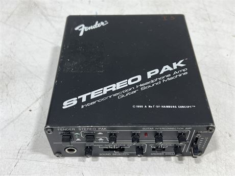 FENDER STEREO PAK - UNTESTED / AS IS
