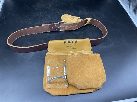 KUNY’S LEATHER TOOL POUCH MADE IN CANADA