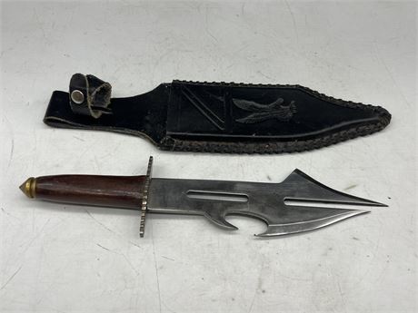 PAKISTAN KNIFE W/SHEATH (12”)