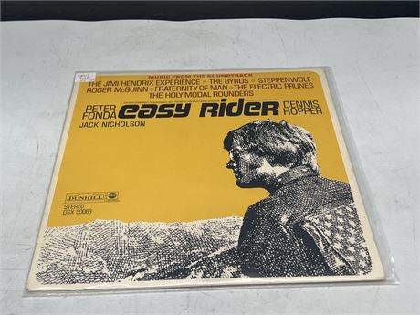 EASY RIDER - SOUNDTRACK LP - EXCELLENT CONDITION (E)
