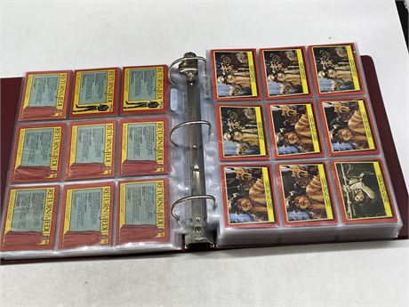 1983 STAR WARS RETURN OF THE JEDI 486 CARD COLLECTION