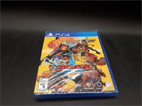 SEALED - STREETS OF RAGE 4 - PS4
