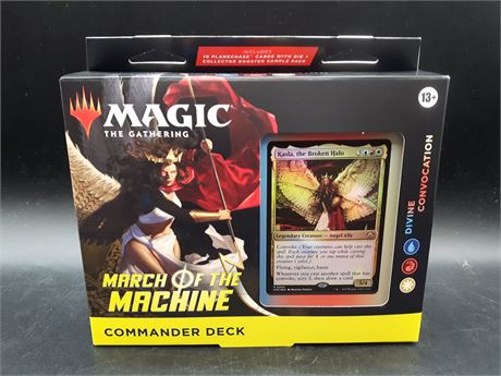 SEALED - MAGIC THE GATHERING MARCH OF MACHINE COMMANDER DECK