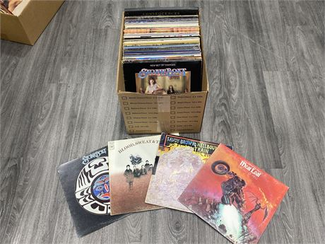 LOT OF MISC ROCK RECORDS - CONDITION VARIES